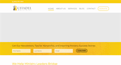 Desktop Screenshot of citadelministries.org